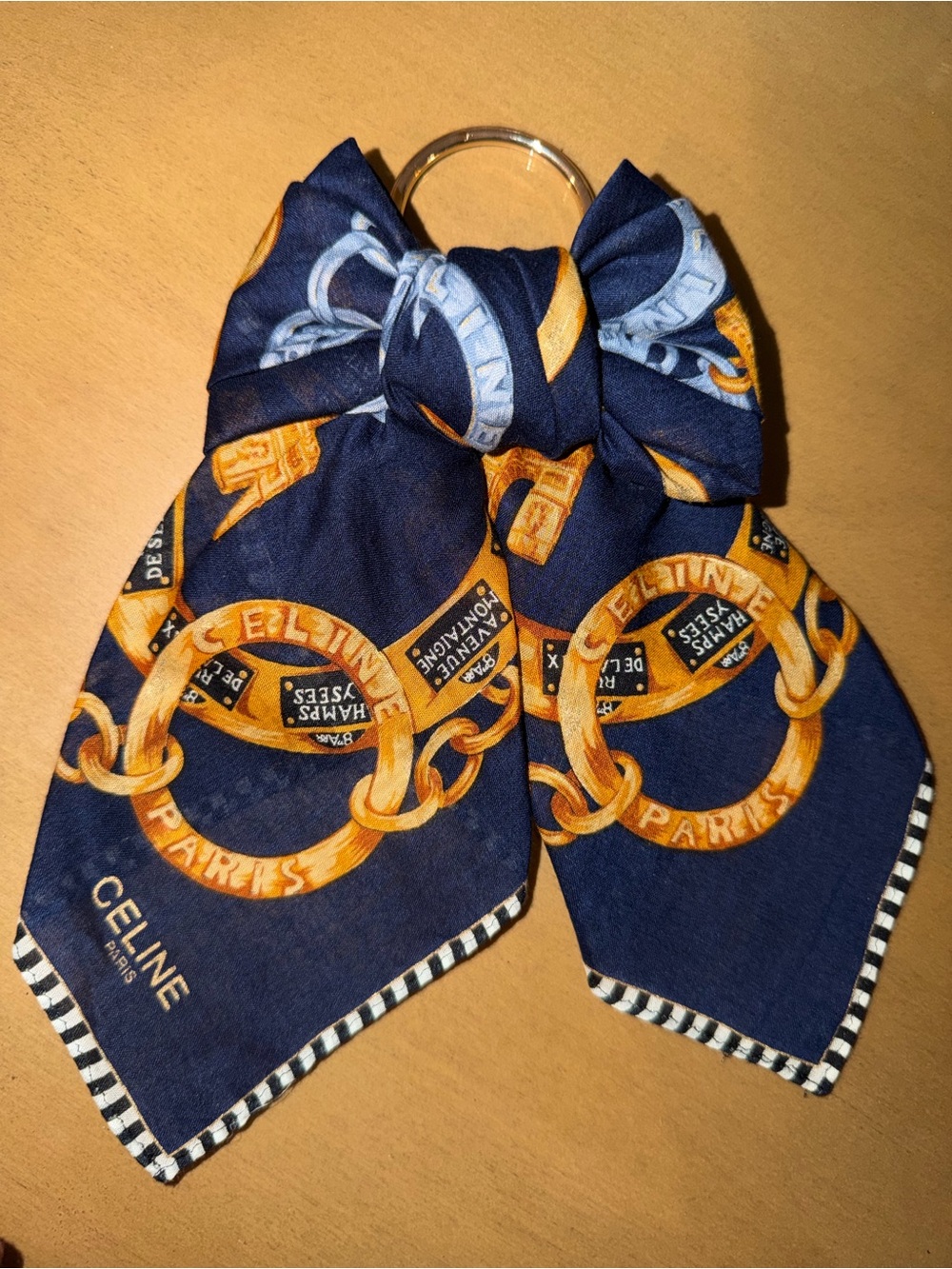 Celine Scarf Bow charm